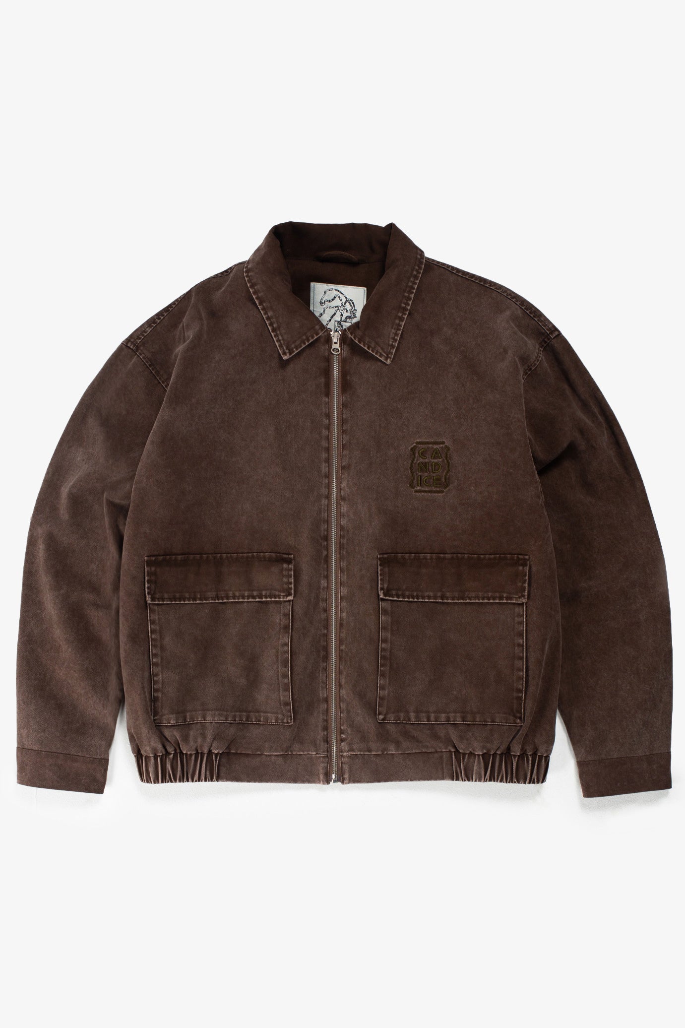 IRONCAT 7005スエードジャケット ブラウン　溶接ジャケット XL Candice - Earth Washed Jacket - Brown – Blacksmith Store