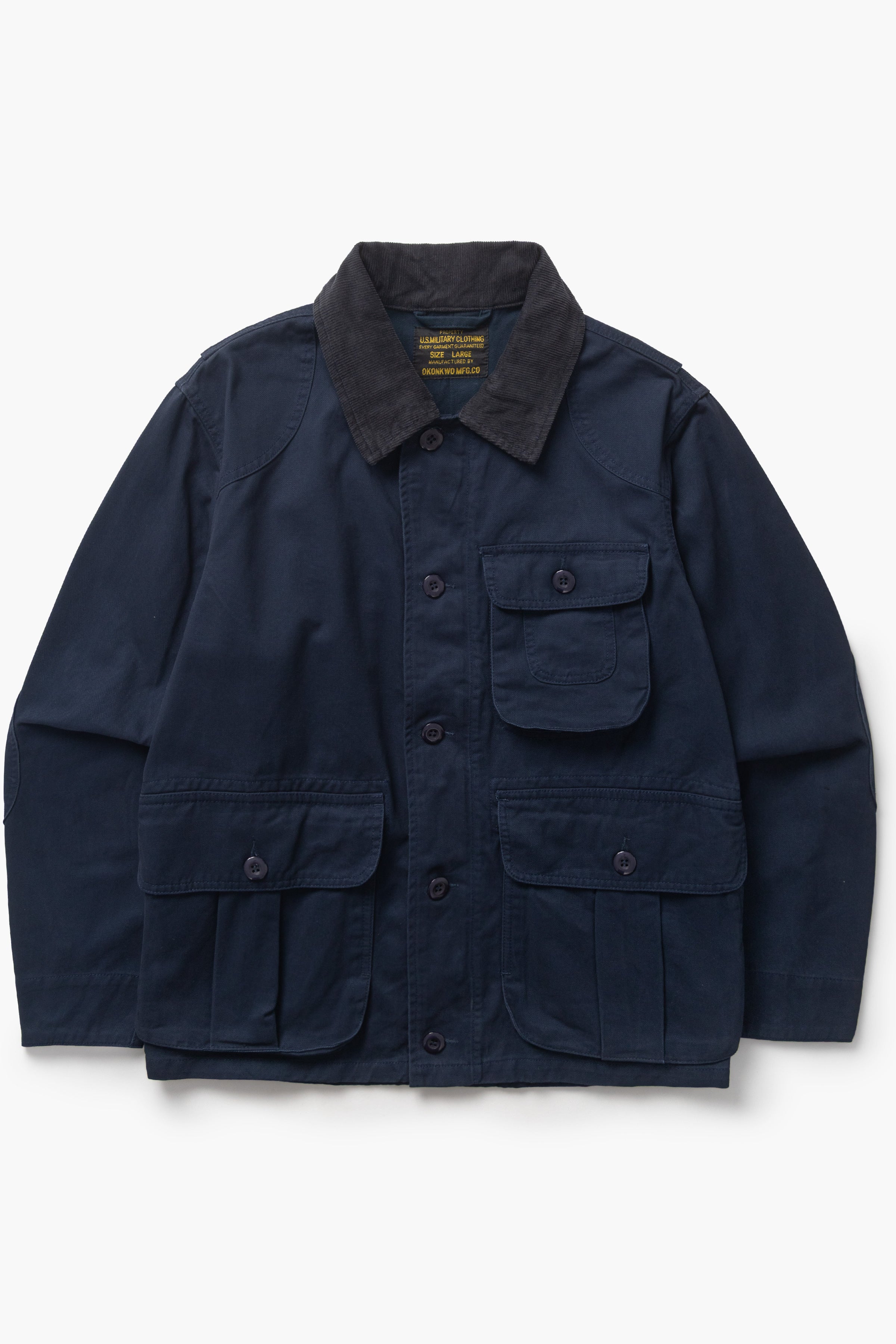 eongul ジャケット　over hunting jacket Okonkwo MFG - Twill Hunting Jacket - Navy – Blacksmith Store
