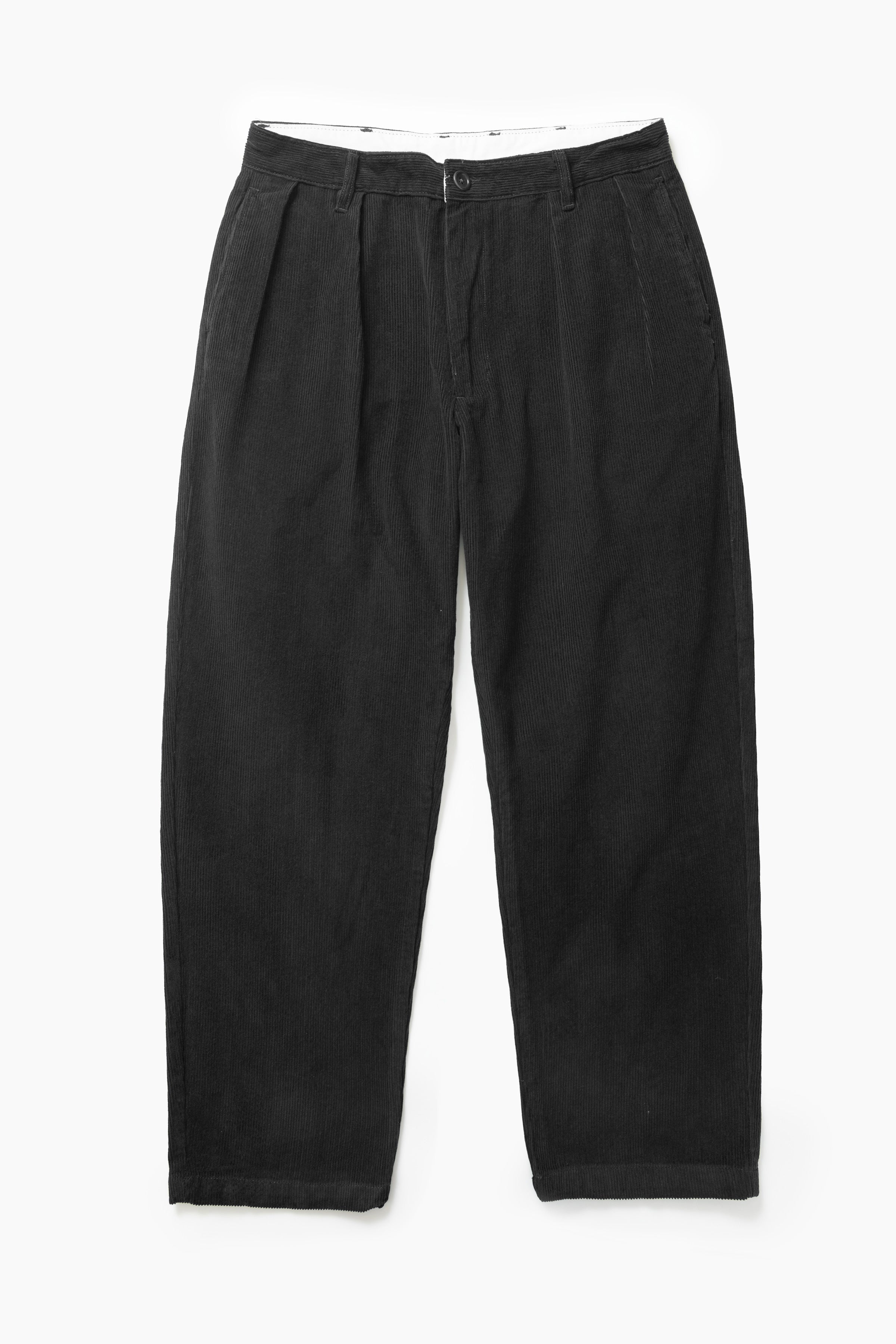 TTT_MSW Corduroy half pants（BLACK） TTT_msw Corduroy half pants TTTMSW - Denim Wide Pants