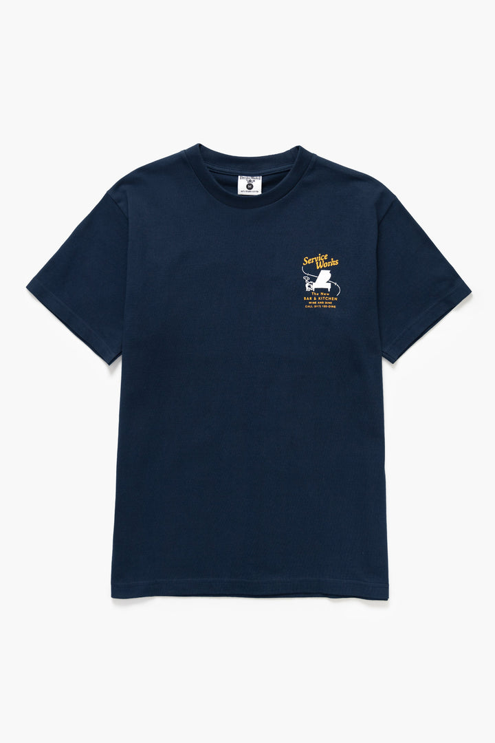 Service Works - Bar & Kitchen Tee - Navy
