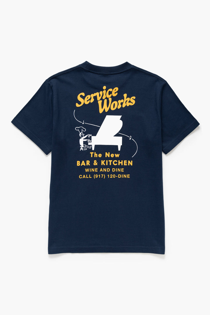 Service Works - Bar & Kitchen Tee - Navy