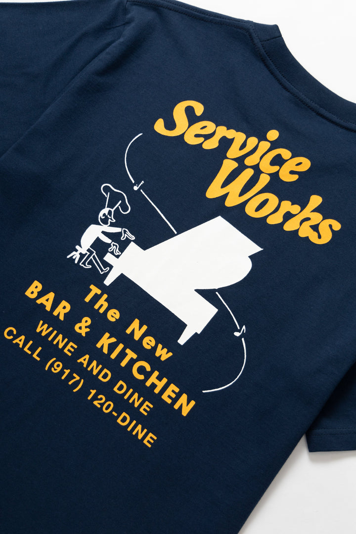Service Works - Bar & Kitchen Tee - Navy