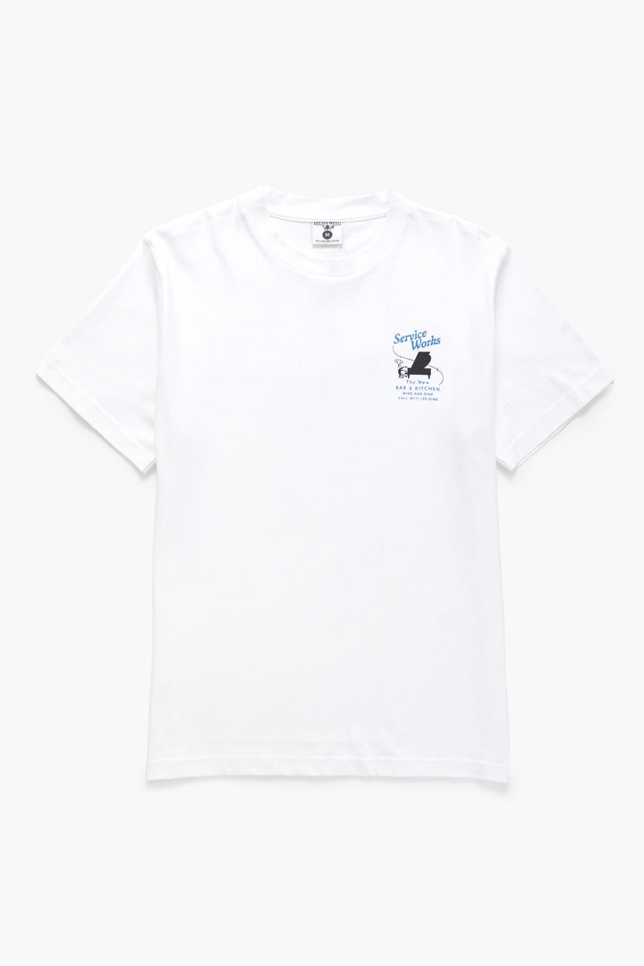 Service Works - Bar & Kitchen Tee - White