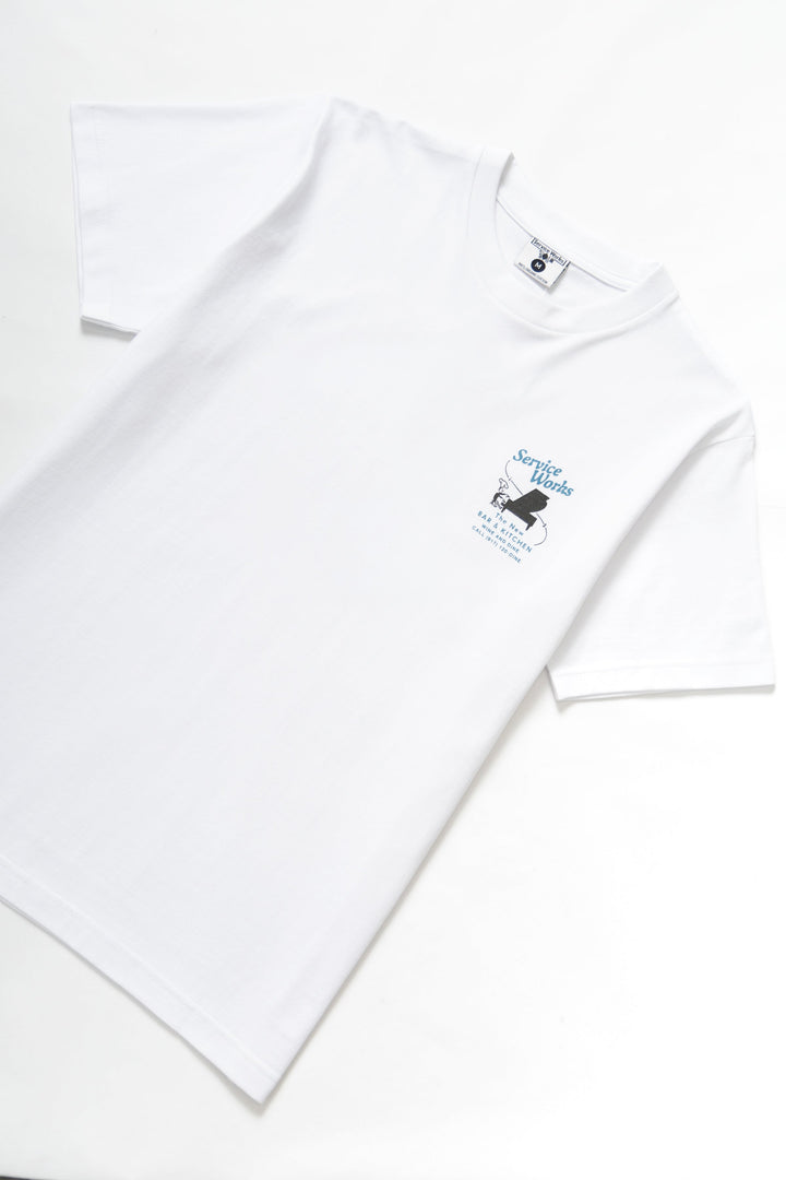 Service Works - Bar & Kitchen Tee - White