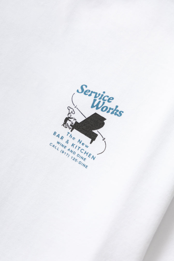 Service Works - Bar & Kitchen Tee - White