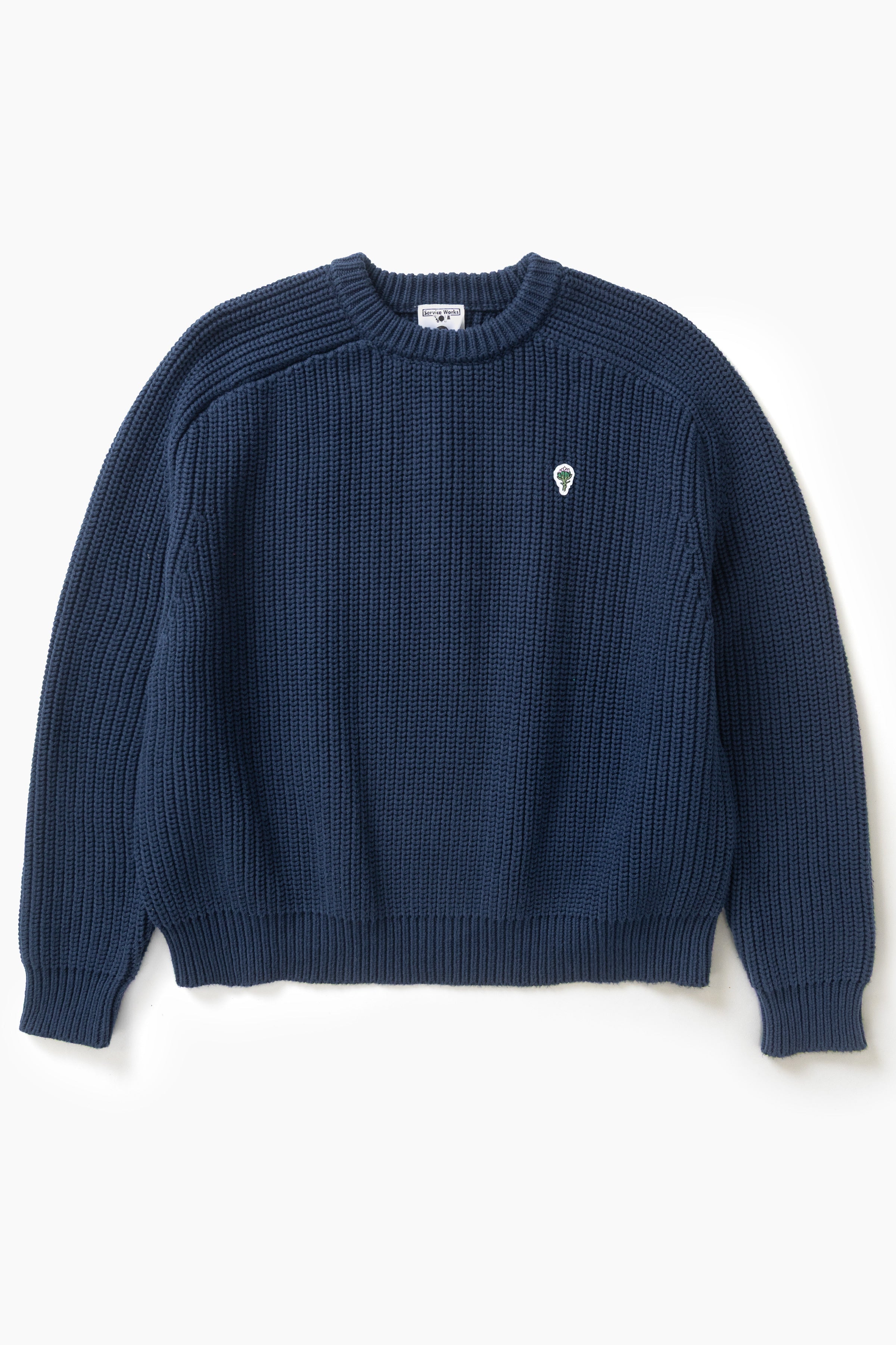 Service Works - Artichoke Chunky Knit - Navy – Blacksmith Store