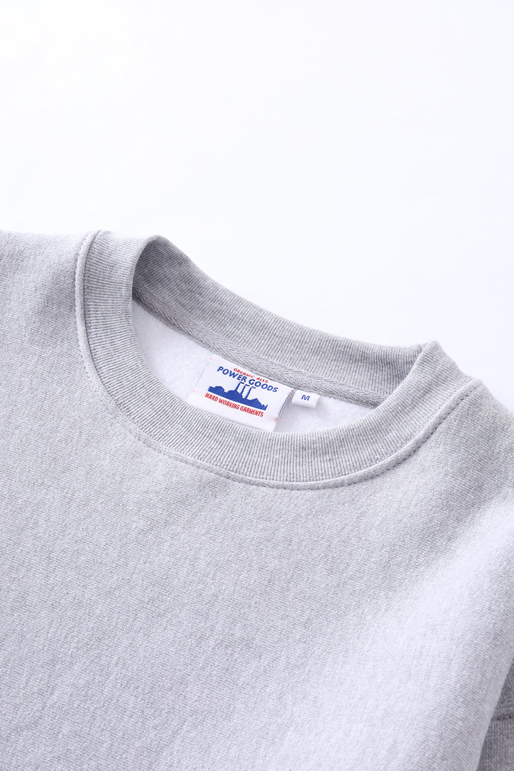 Power Goods - Super Weight Crewneck - Heather Grey