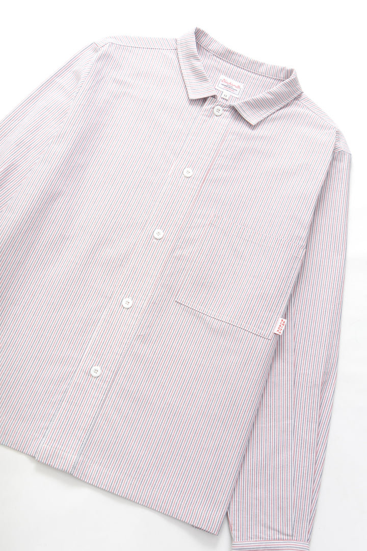 Blacksmith - 'Boxford' Utility Shirt - Multi Stripe