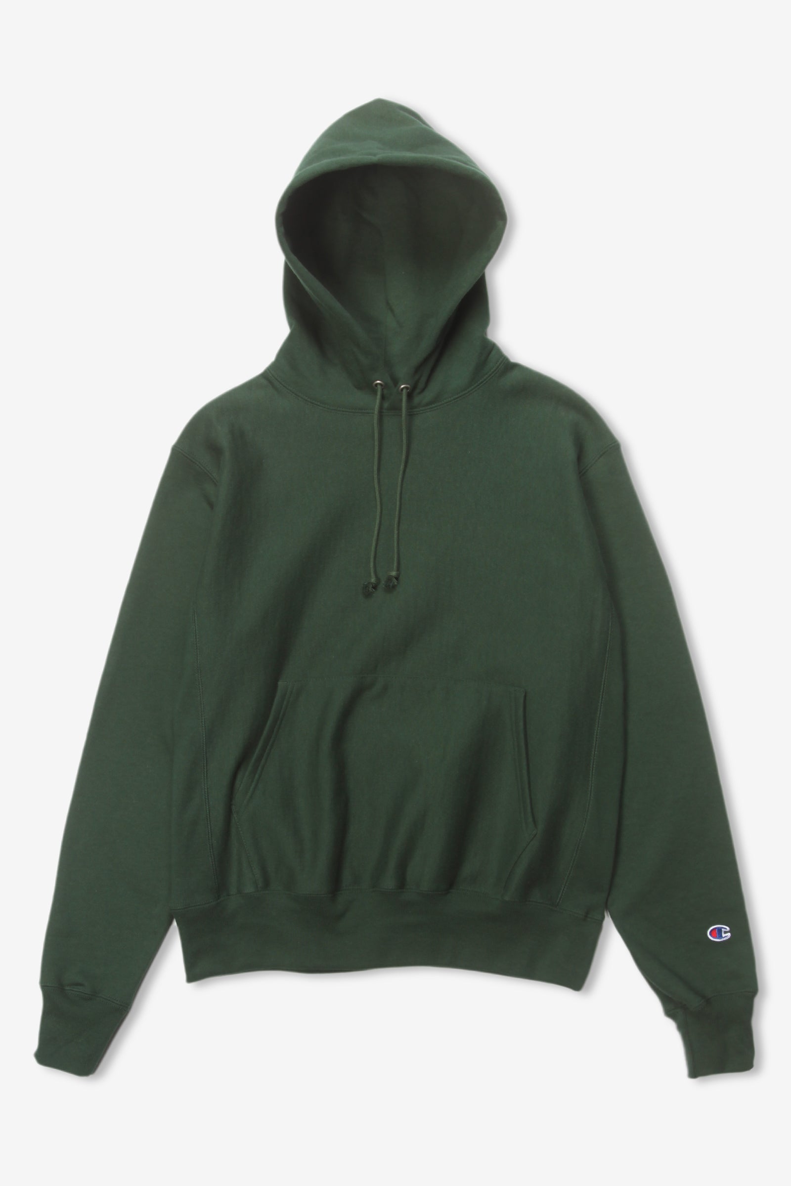 Champion 12oz USA Reverse Weave Hoodie Forest Green