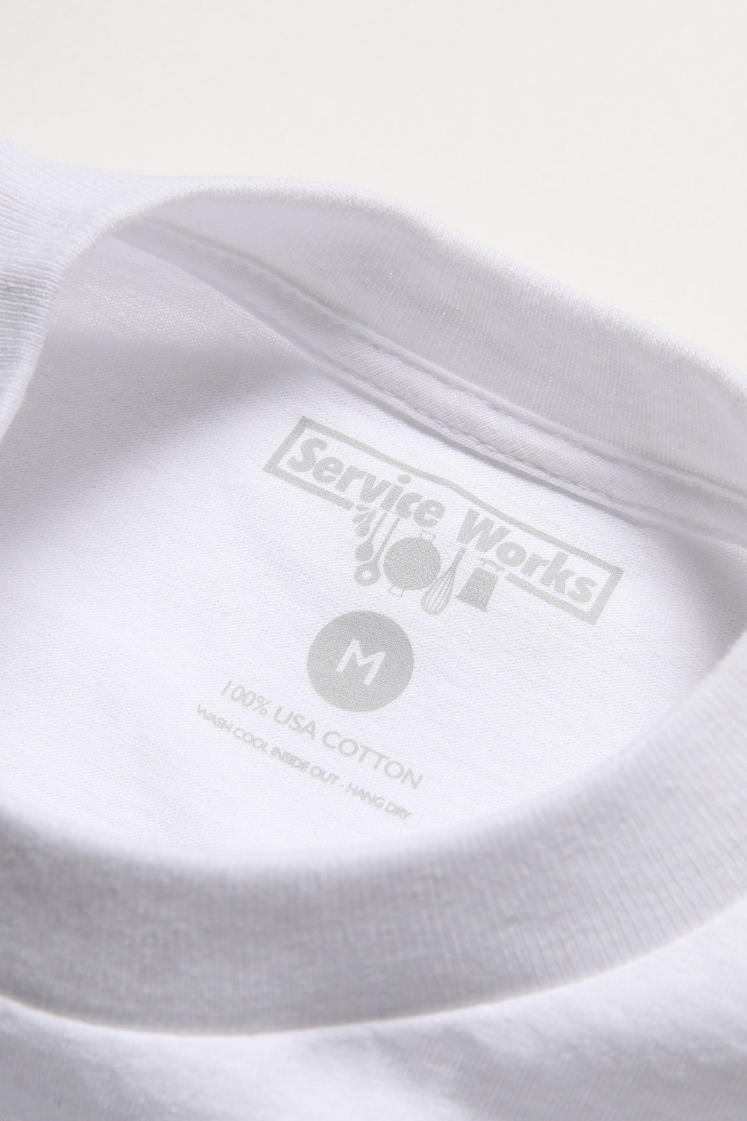 Service Works - Logo Tee - White