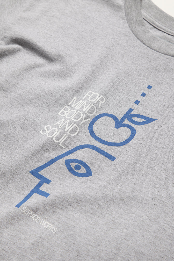 Service Works - Mind, Body and Soul Tee - Ash