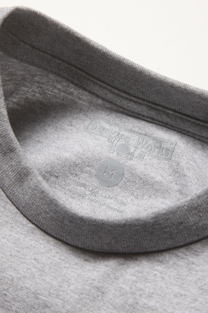 Service Works - Mind, Body and Soul Tee - Ash