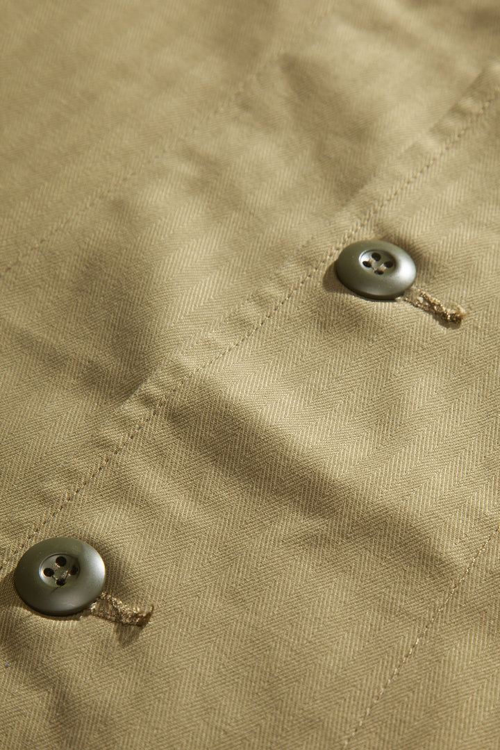 Red Ruggison - Twill Military Work Jacket - Olive