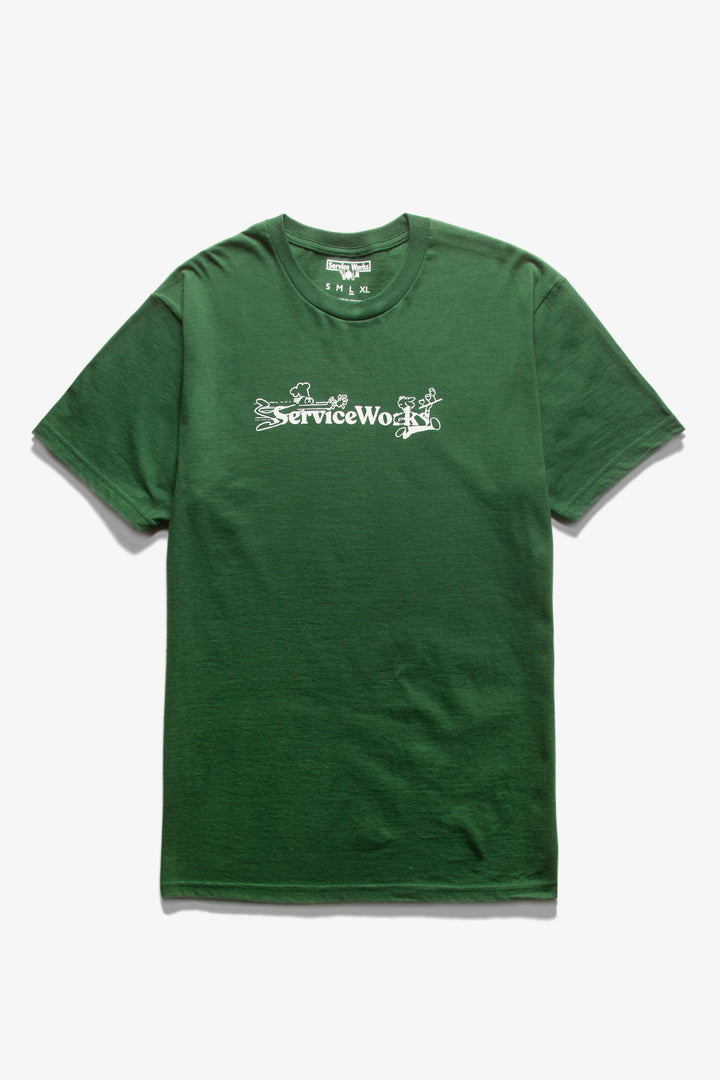 Service Works - Chase Tee - Forest Green