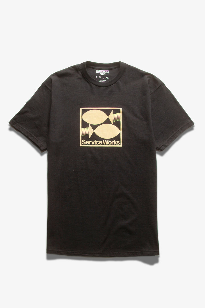 Service Works - Turbot Tee - Black