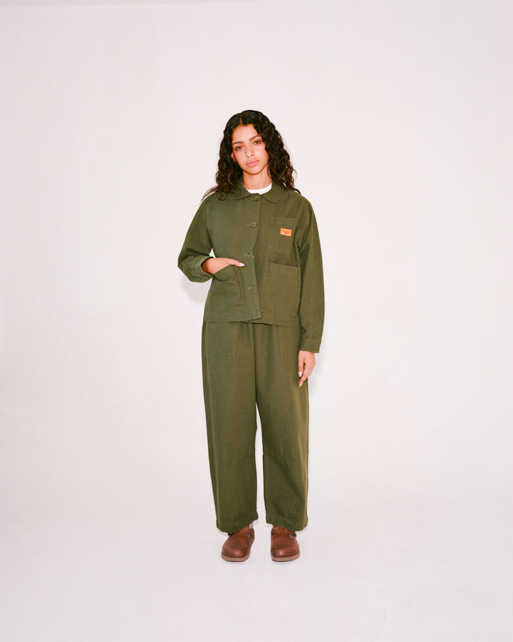Service Works - Women's Barrel Pants - Olive