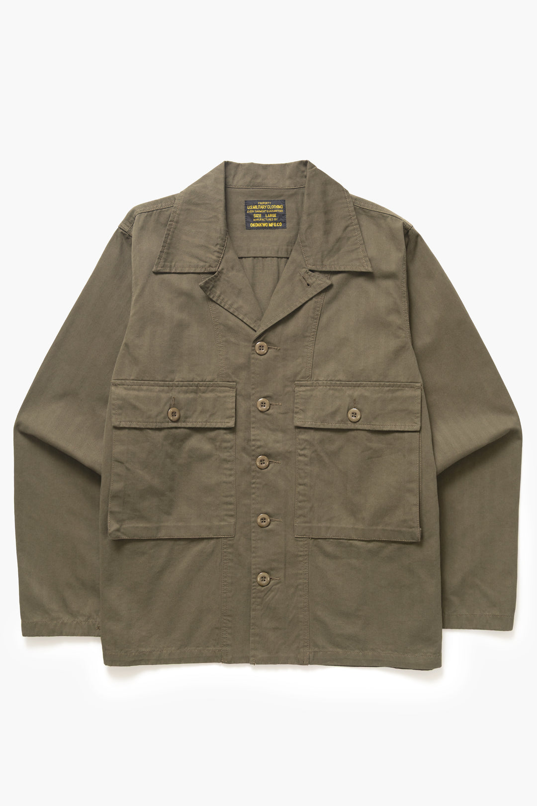 Okonkwo MFG - Cuban HBT Overshirt - Olive