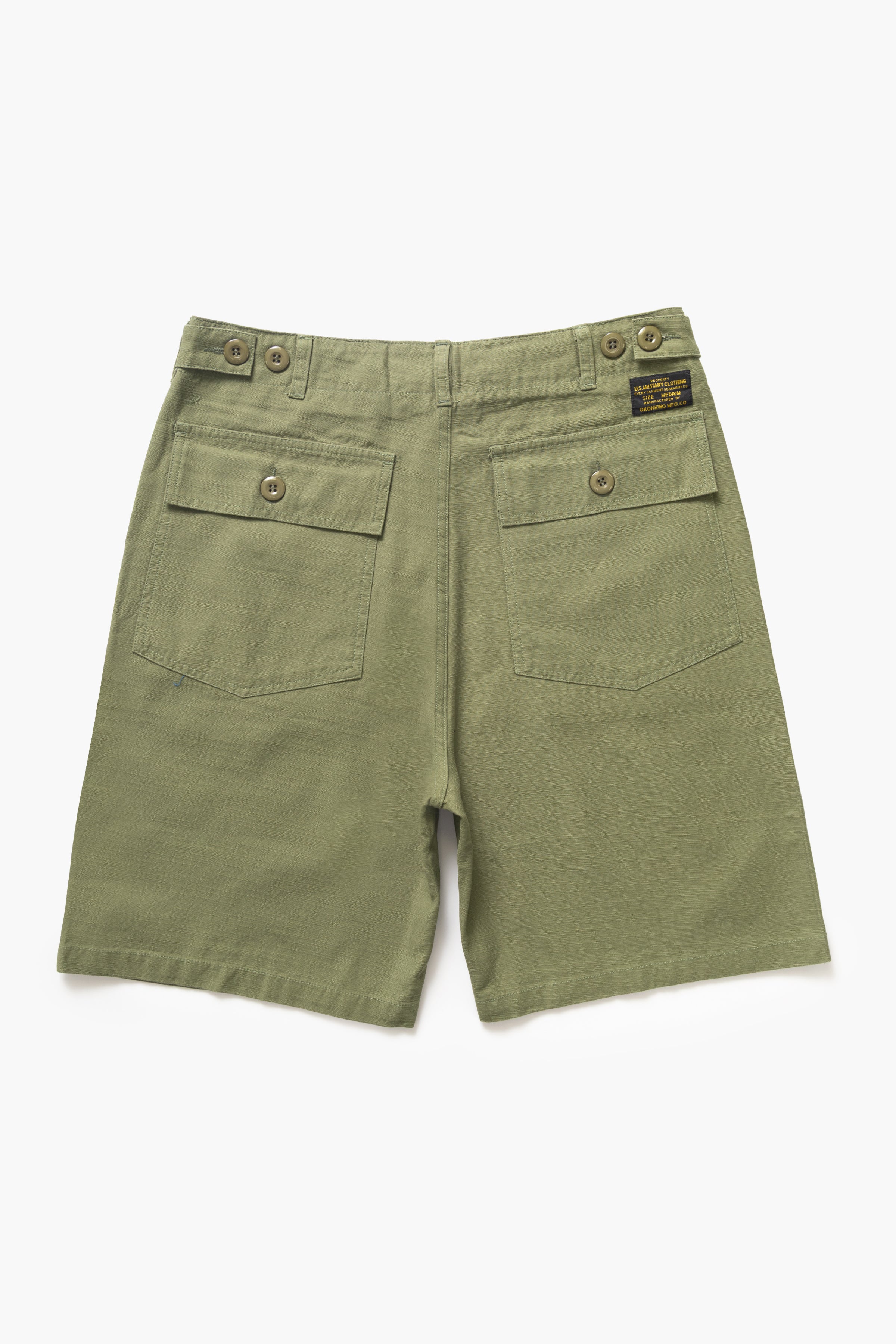 Okonkwo MFG - OG107 Fatigue Shorts - Green – Blacksmith Store
