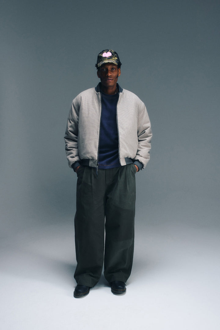 Candice - Miner Reversible Bomber - Slate/Stone