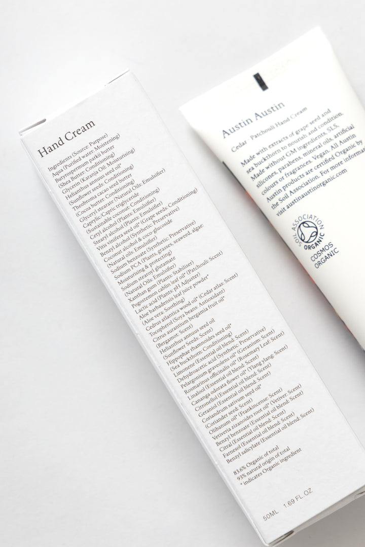 Austin Austin - Hand Cream - Cedar & Patchouli