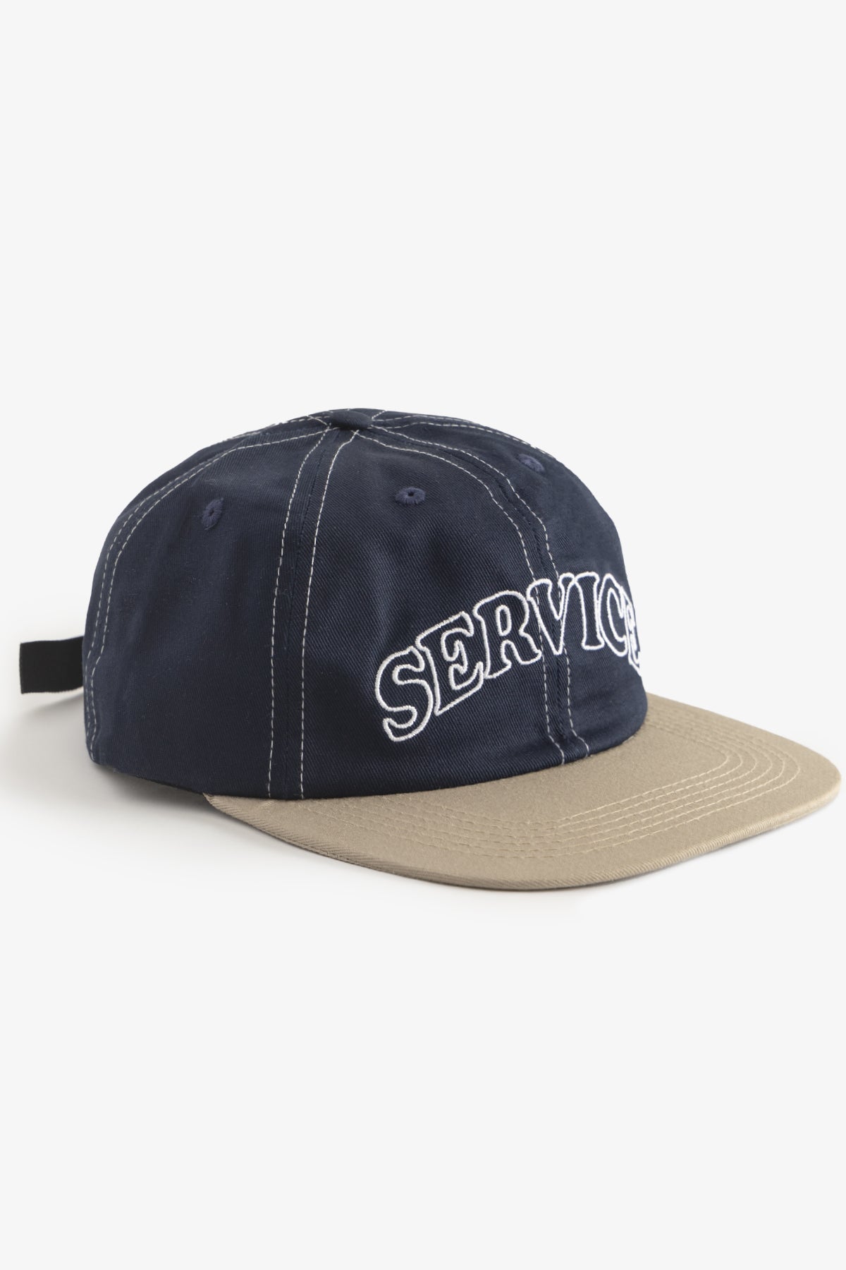 Service Works - Arch Logo Contrast Stitch Cap - Navy/Khaki – Blacksmith ...