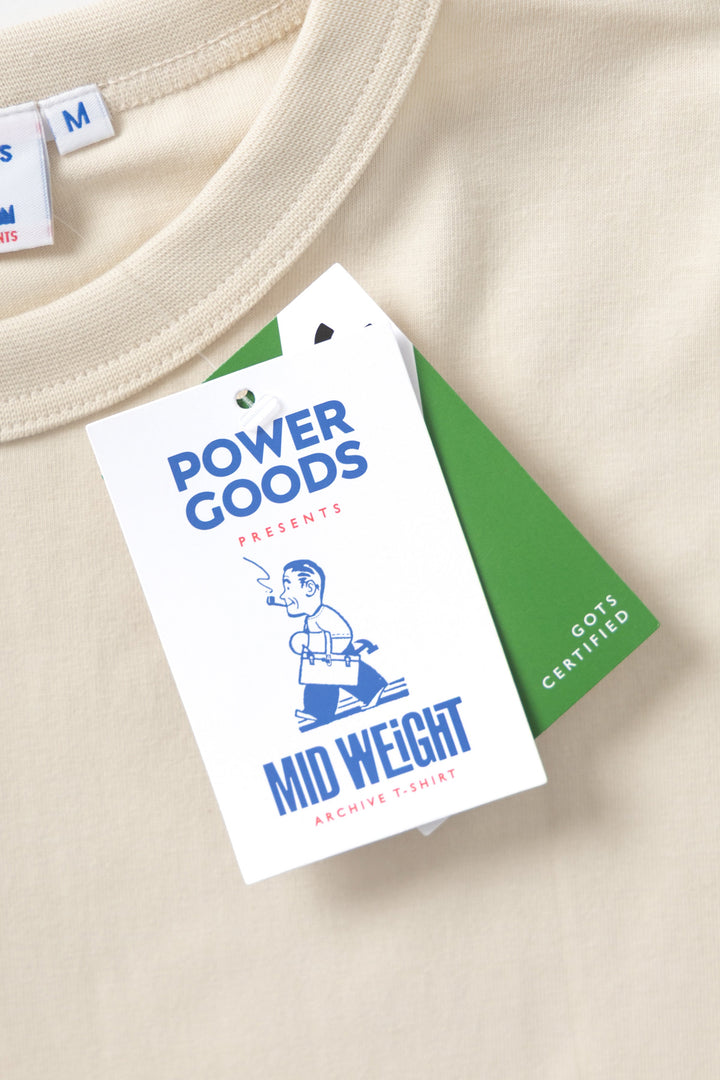 Power Goods - Archive T-Shirt - Putty