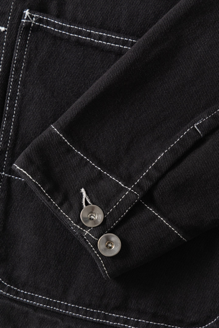 Blacksmith - Denim Coverall Jacket - Black