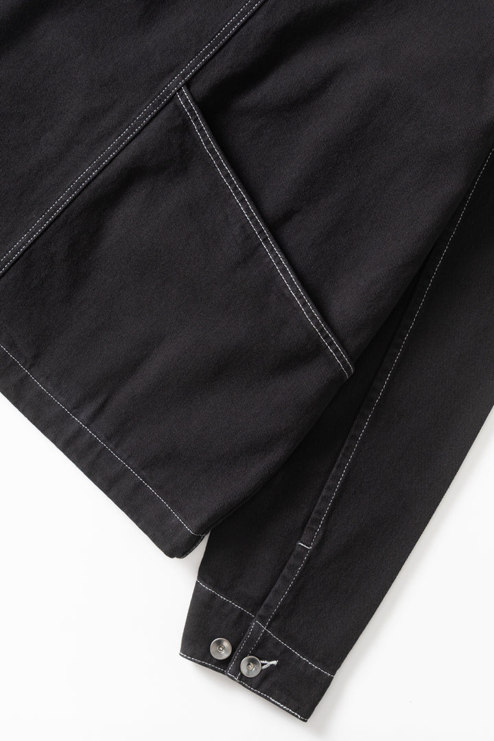 Blacksmith - Denim Coverall Jacket - Black