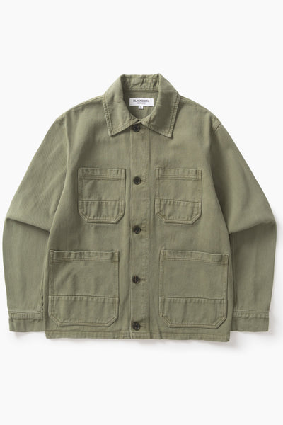 Blacksmith - Four Pocket Work Jacket - Olive