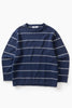 Blacksmith - Stripe Fishing Sweater - Navy