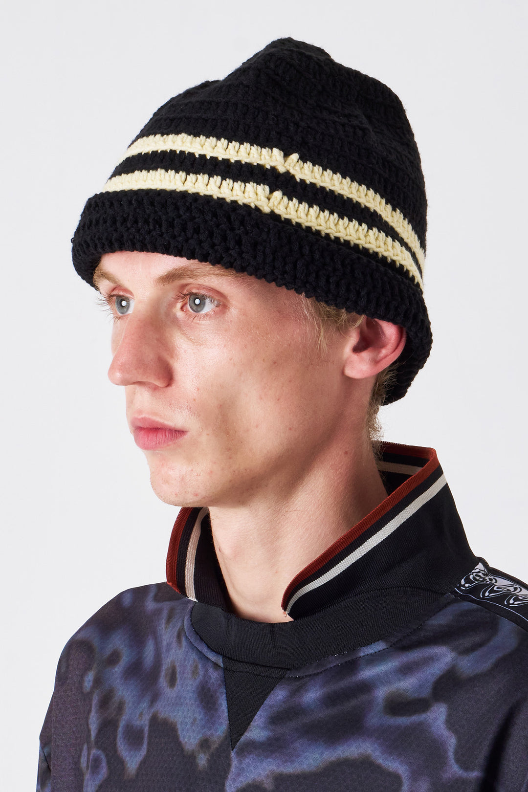 Candice - Crochet Beanie - Black