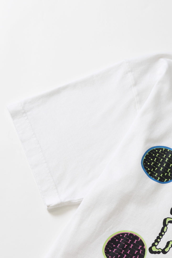 Earth People - Dots Tee - White