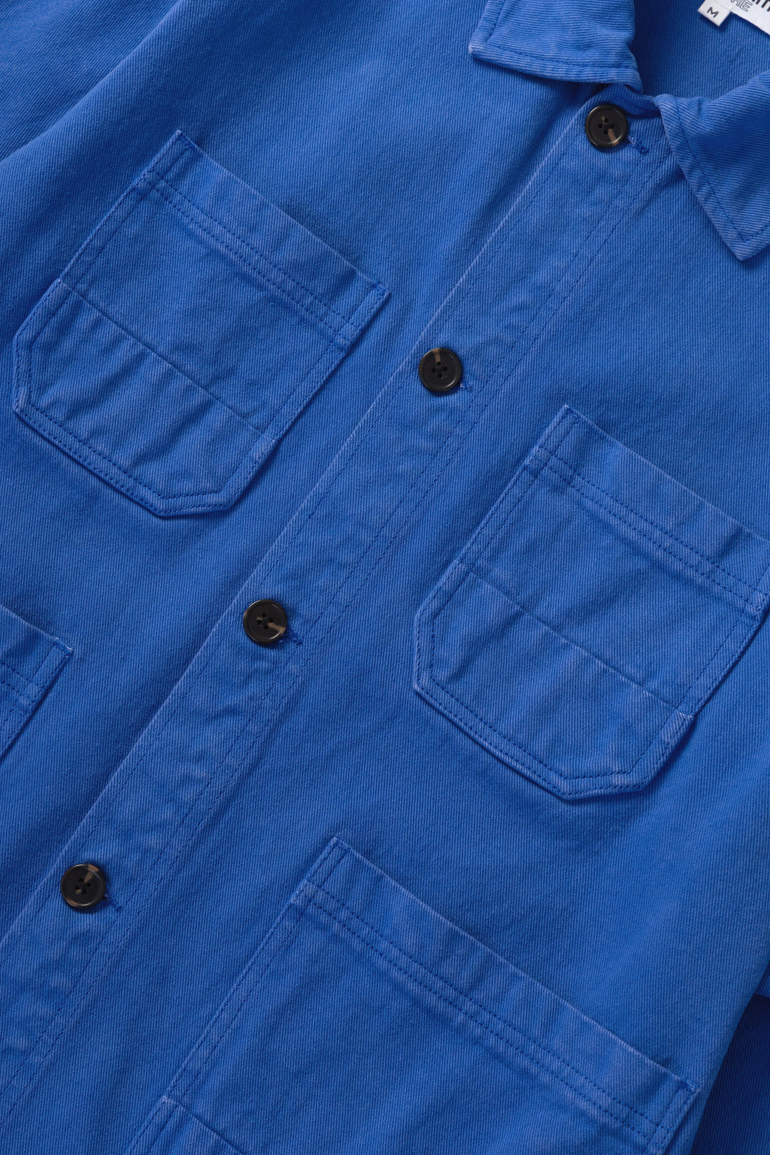 Blacksmith - Four Pocket Work Jacket - French Blue