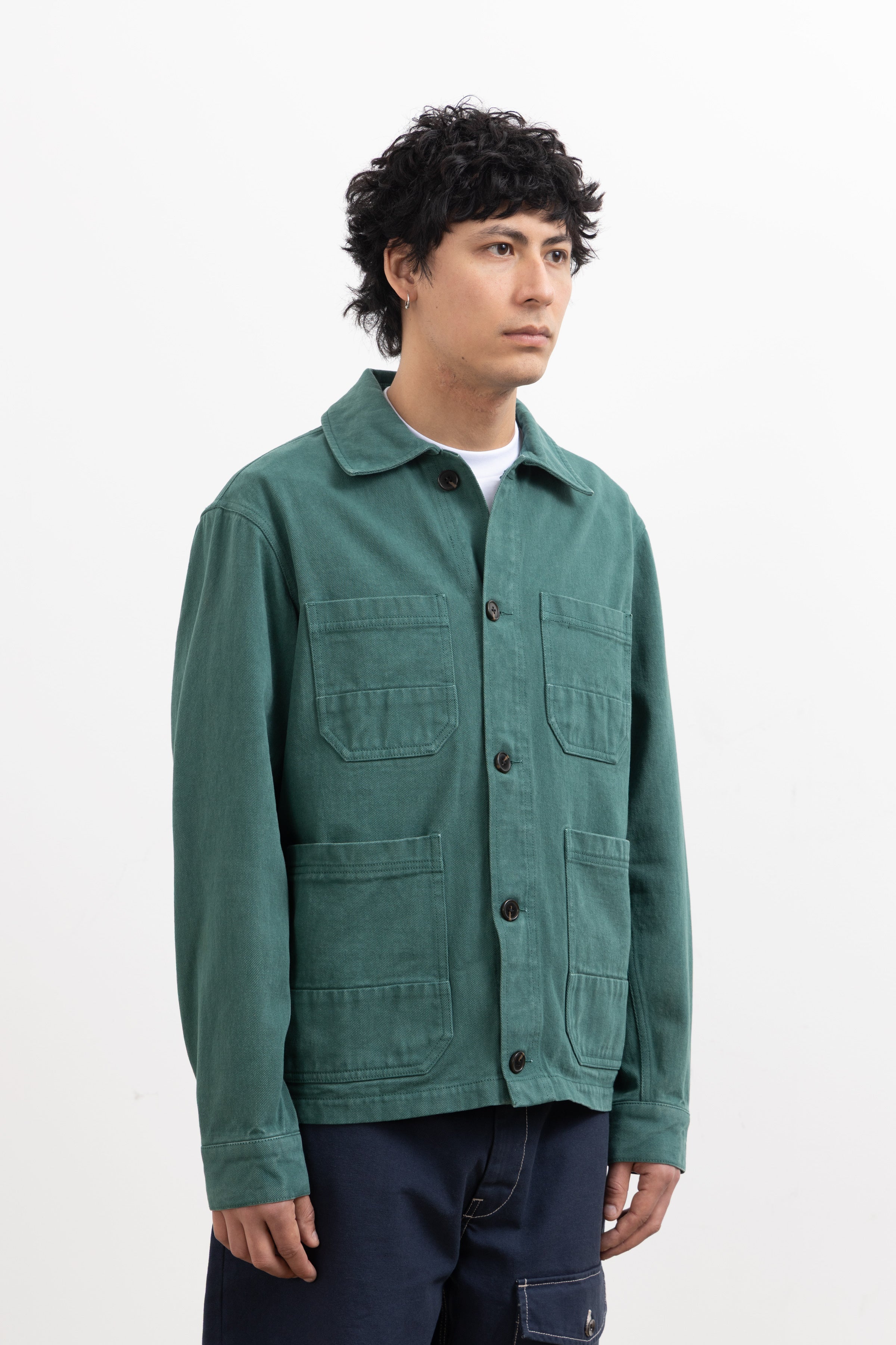 Blacksmith - Four Pocket Work Jacket - Evergreen – Blacksmith Store