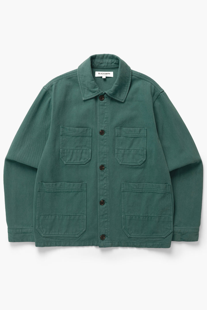 Blacksmith - Four Pocket Work Jacket - Evergreen