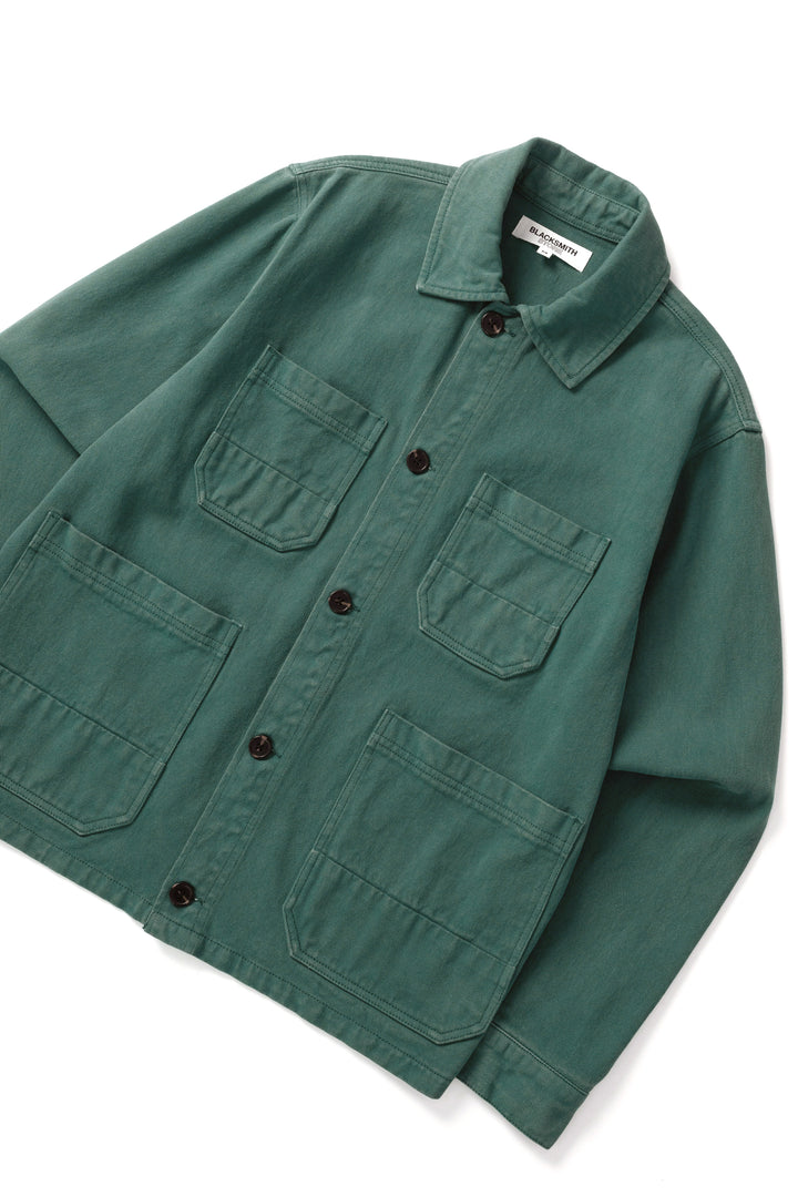 Blacksmith - Four Pocket Work Jacket - Evergreen