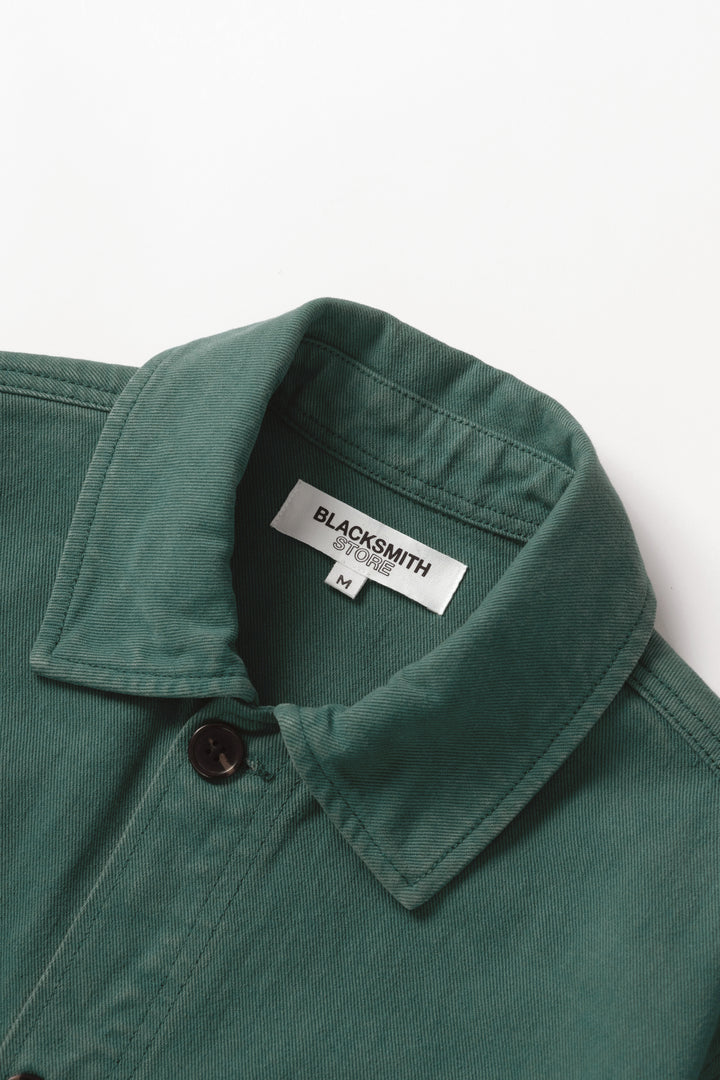 Blacksmith - Four Pocket Work Jacket - Evergreen