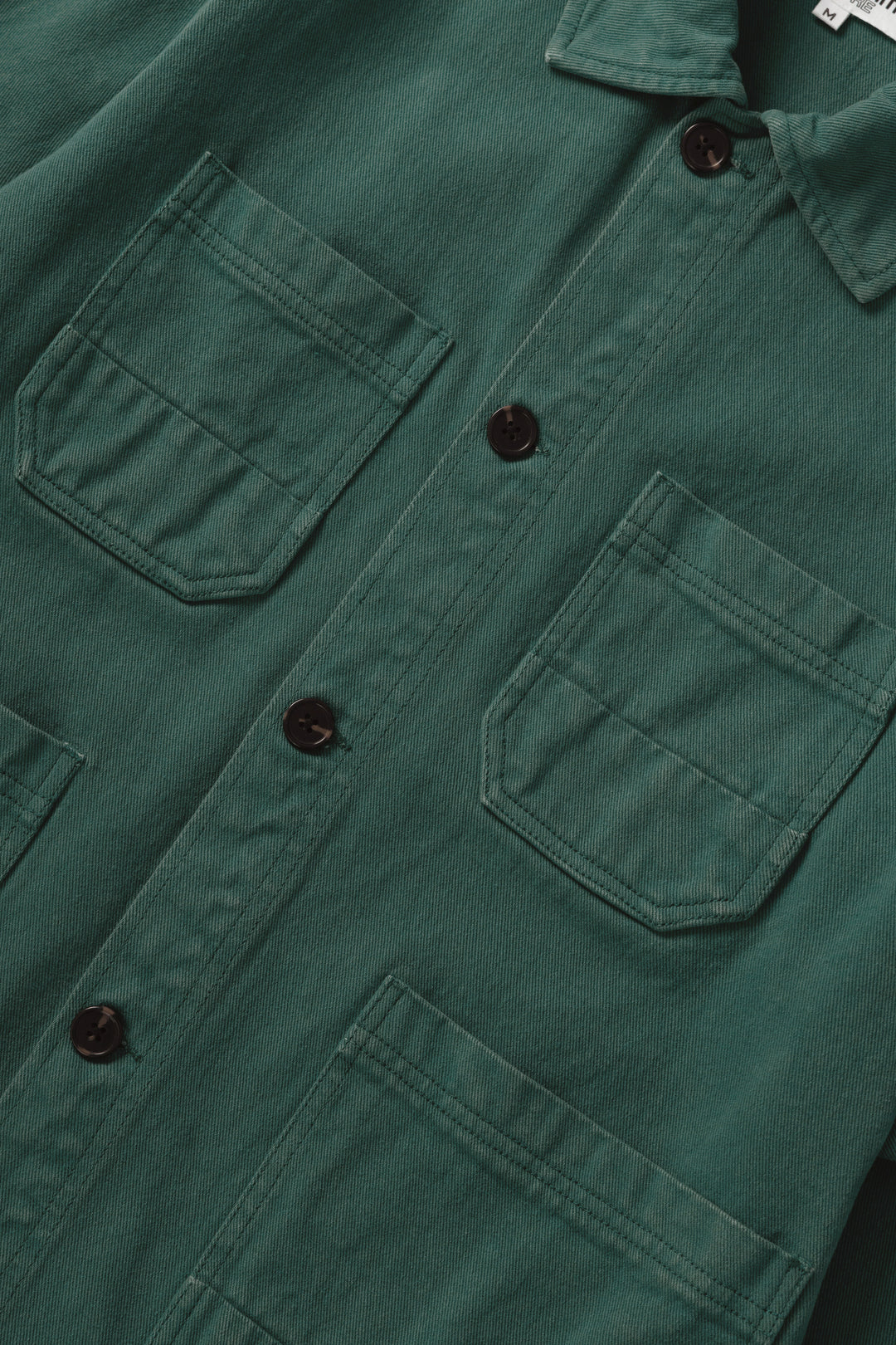 Blacksmith - Four Pocket Work Jacket - Evergreen