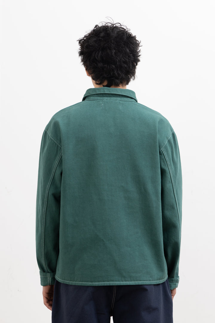 Blacksmith - Twill Two Button Popover - Evergreen