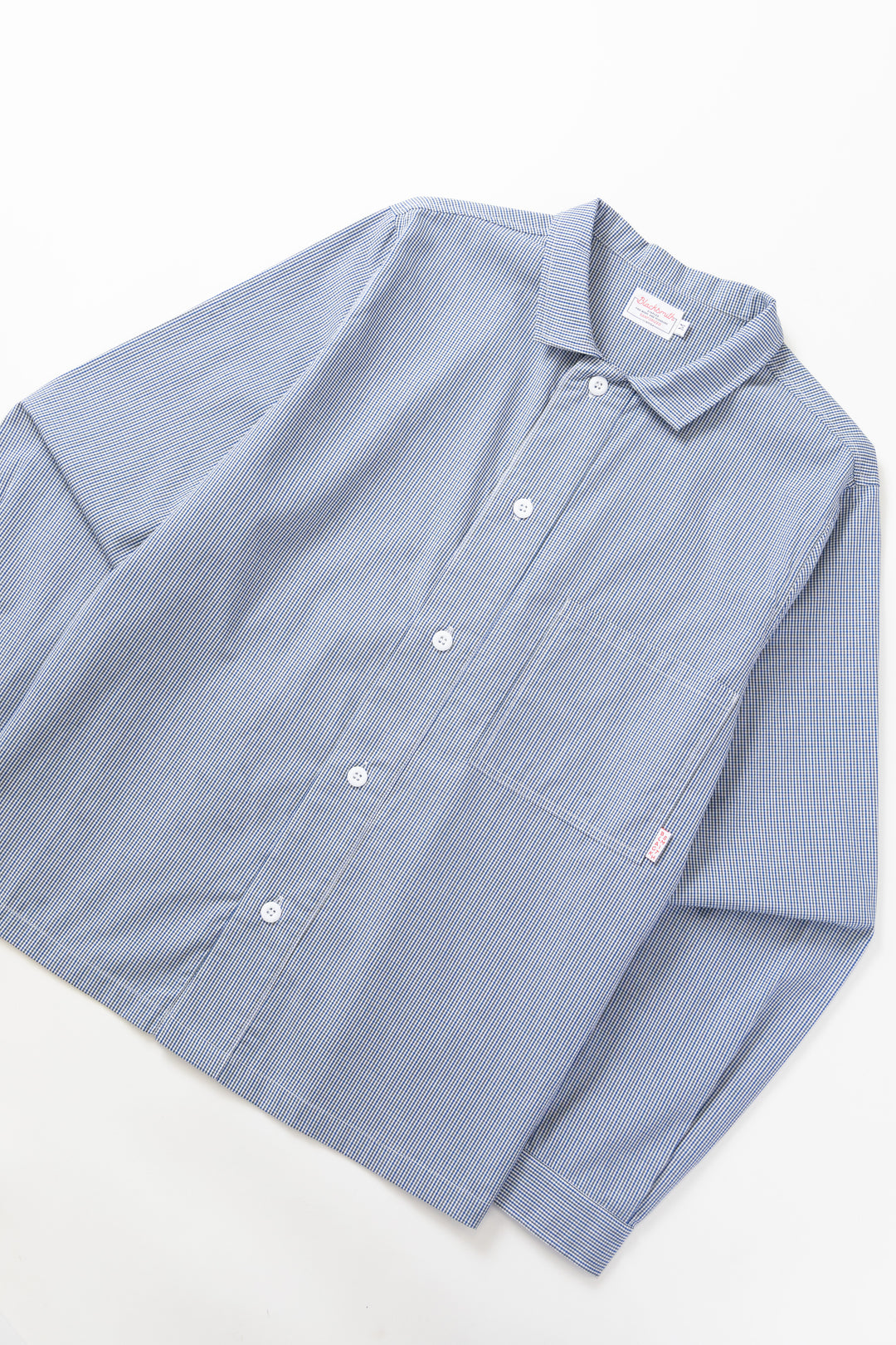 Blacksmith - 'Boxford' Utility Shirt - Blue Check