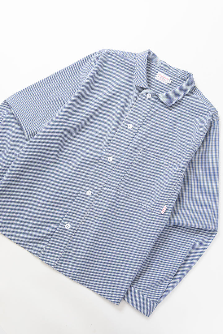 Blacksmith - 'Boxford' Utility Shirt - Blue Check