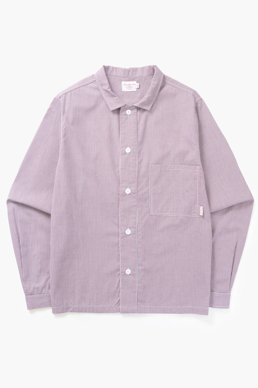 Blacksmith - 'Boxford' Utility Shirt - Red Check