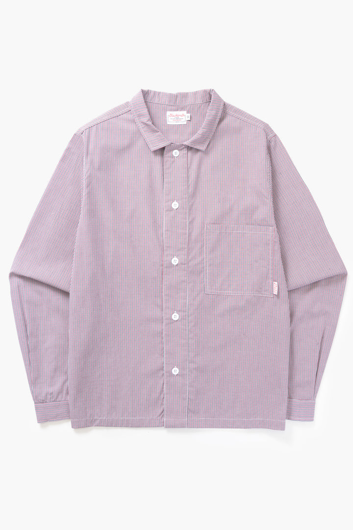 Blacksmith - 'Boxford' Utility Shirt - Red Check