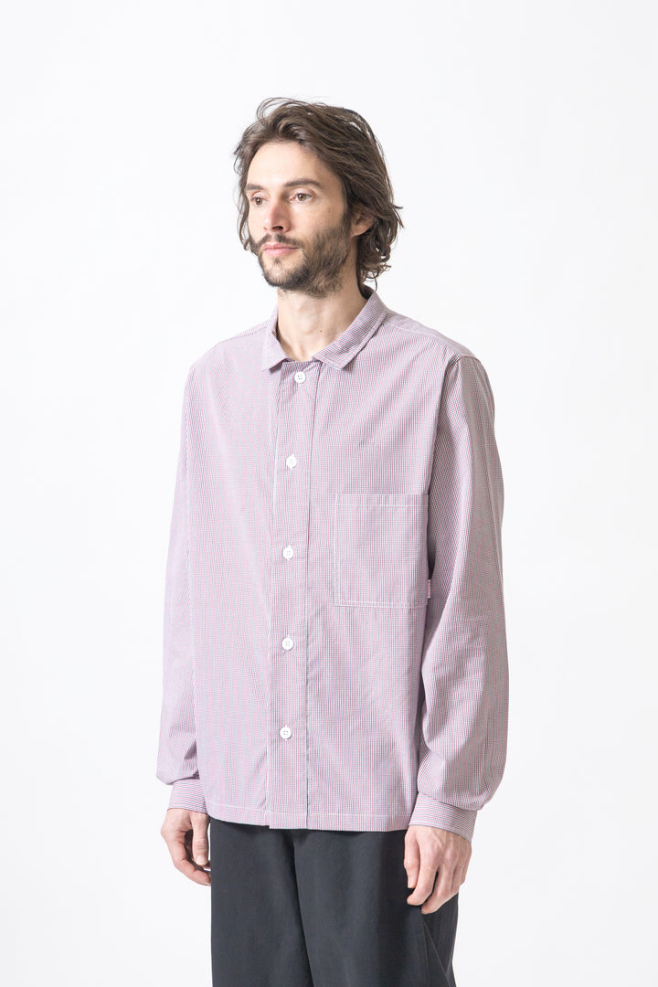 Blacksmith - 'Boxford' Utility Shirt - Red Check