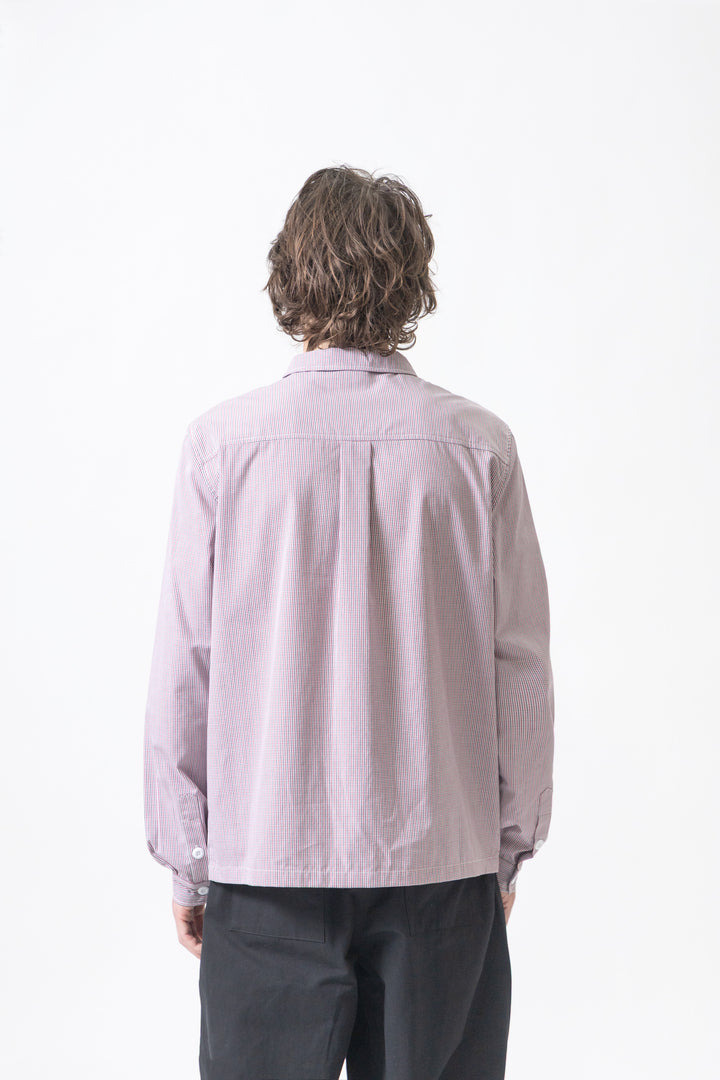 Blacksmith - 'Boxford' Utility Shirt - Red Check