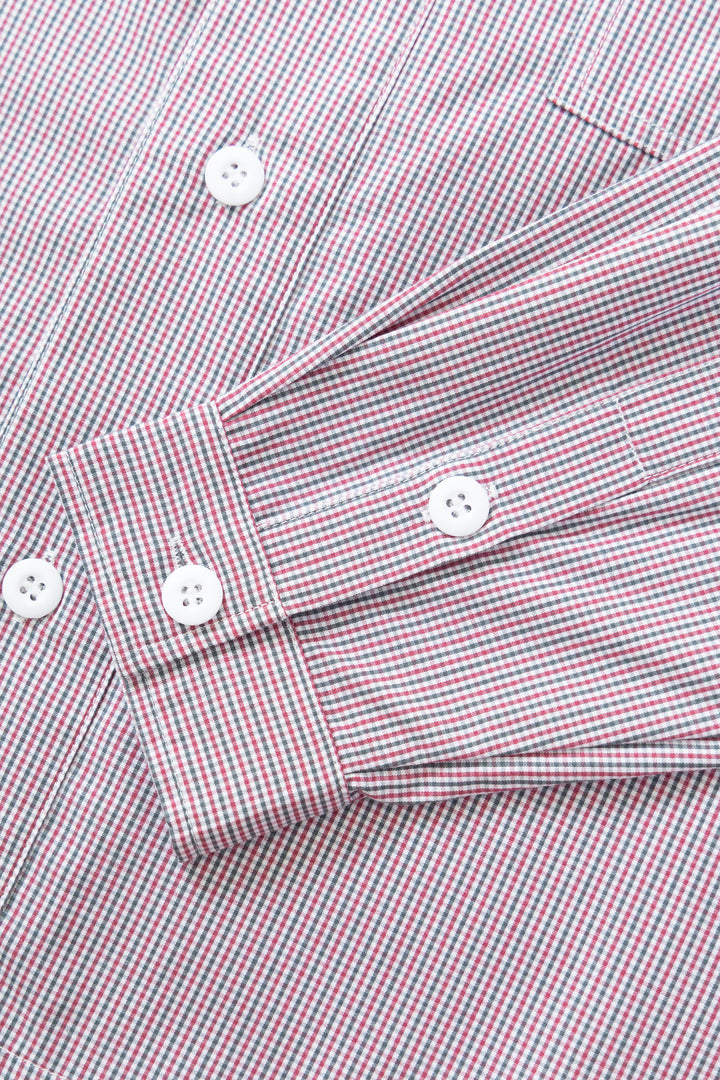 Blacksmith - 'Boxford' Utility Shirt - Red Check