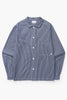 Blacksmith - 'Boxford' Utility Shirt - Thick Navy Stripe