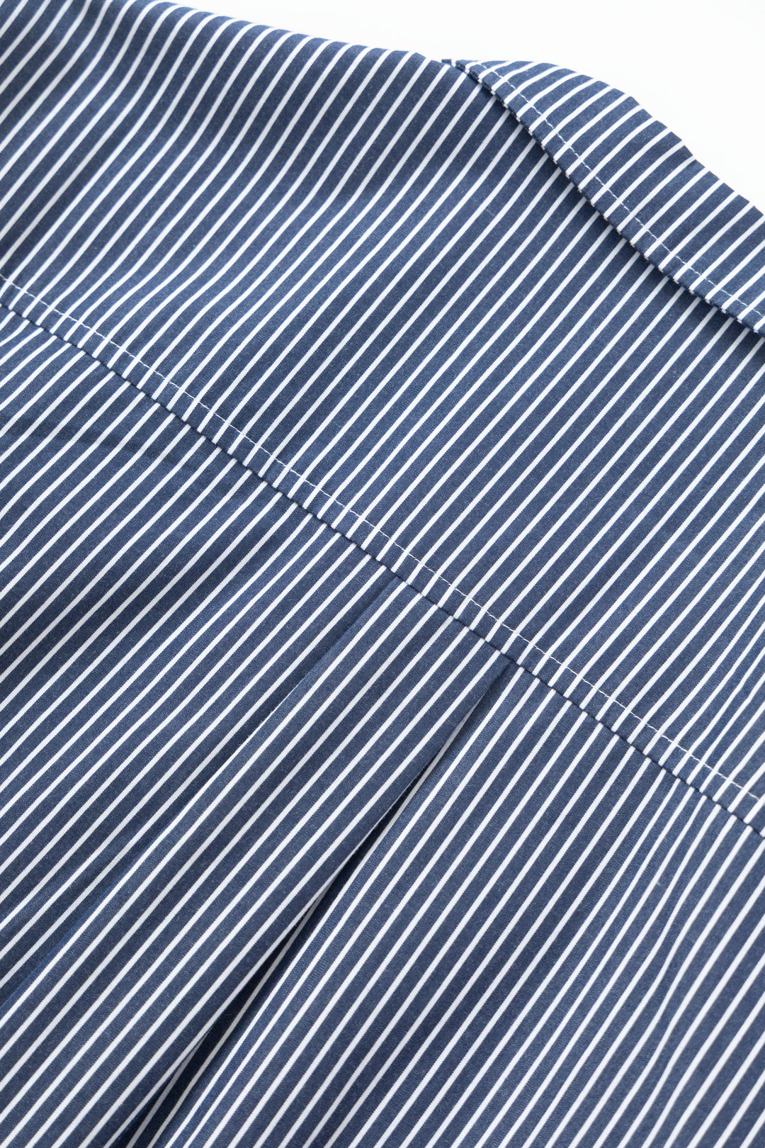Blacksmith - 'Boxford' Utility Shirt - Thick Navy Stripe