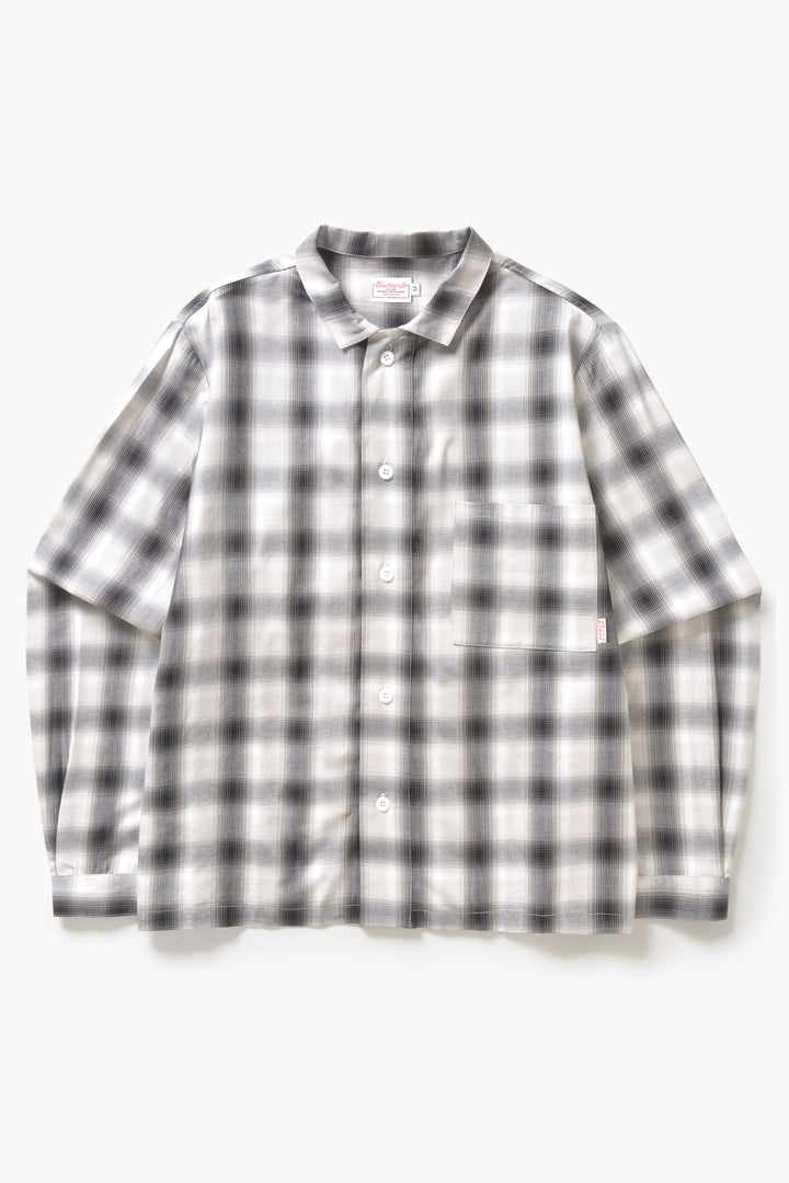 Blacksmith - 'Boxford' Utility Shirt - Black Check
