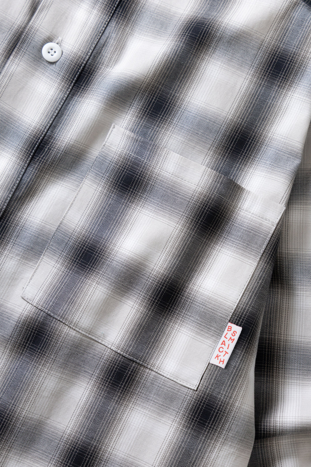 Blacksmith - 'Boxford' Utility Shirt - Black Check
